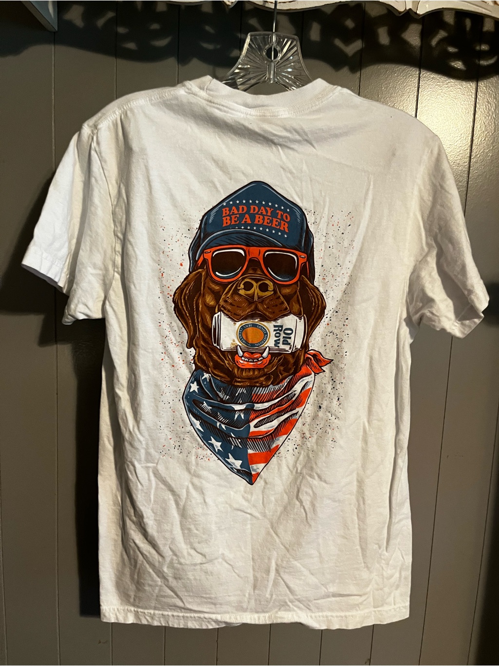 Old Row Comfort Colors Bad Day To Be A Beer Tshirt